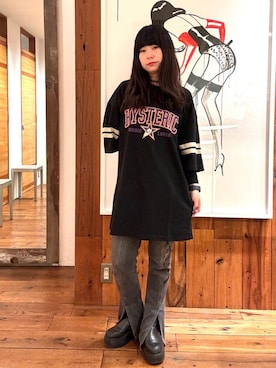 「でにむ」｜「アイテム（ワンピース/ドレス）」を使った、fukuchanさん（レディース・154cm）の冬コーディネート