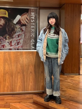 「ロッキーマウンテン」｜fukuchanさん（レディース・154cm）の冬コーディネート