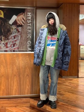 fukuchanさんの（HYSTERIC GLAMOUR | ヒステリックグラマー）を使ったコーディネート