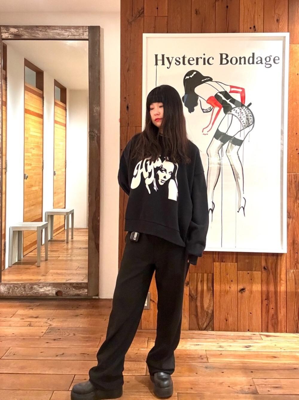 HYSTERIC WOMANアップリケ オーバーサイズスウェットを使った