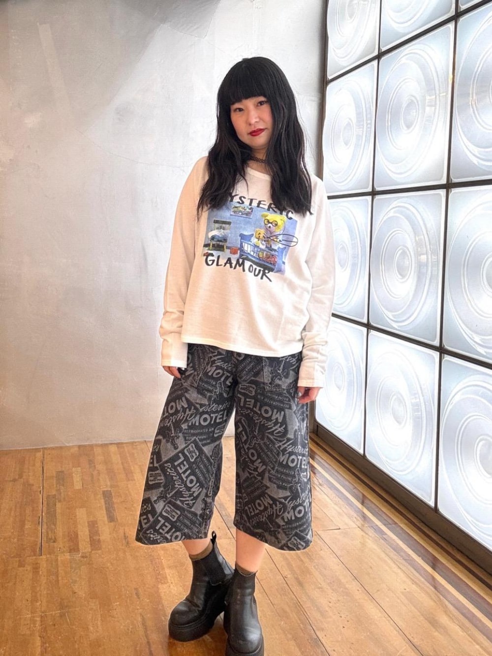 HYS BEAR ハイネックスウェット HYSTERIC GLAMOUR GIRL ON BEAR スウェット HYSTERIC GLAMOUR