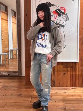 fukuchanさん(レディース・154cm)の春コーディネート