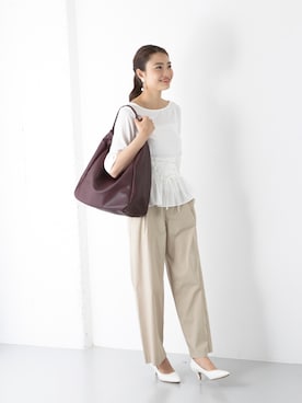 「KBF+（ケービーエフプラス）のアイテム」を使った、RODE SKO ONLINE STOREさん（レディース・164cm）の夏コーディネート