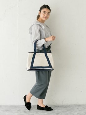 「キャンバストート」｜RODE SKO ONLINE STOREさん（レディース・164cm）の秋コーディネート
