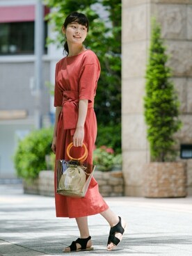 「ウッド」｜RODE SKO ONLINE STOREさん（レディース・165cm）の春コーディネート