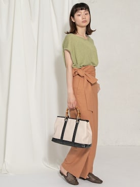 「バンブーバック」｜RODE SKO ONLINE STOREさん（レディース・165cm）の夏コーディネート