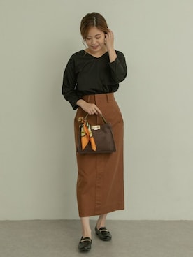 「RODE SKO（ロデスコ）のアイテム（財布/小物）」を使った、RODE SKO ONLINE STOREさん（レディース・162cm）の秋コーディネート