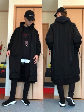 「MARCELO BURLON（マルセロ・バーロン）のアイテム（アクセサリー）」を使った、ユダイさん（メンズ・173cm）の秋コーディネート