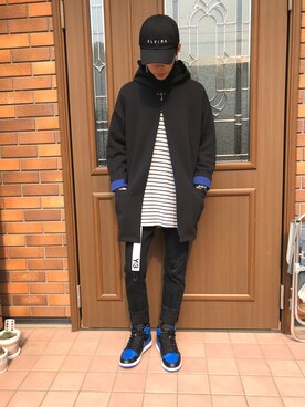 「WEGO（ウィゴー）のWEGO/スラブワッフルラウンドロングタンクトップ（タンクトップ）」を使った、ユダイさん（メンズ・173cm）の冬コーディネート