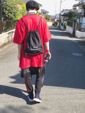 「gilet（ジレ）のアイテム」を使った、ユダイさん（メンズ・173cm）の春コーディネート