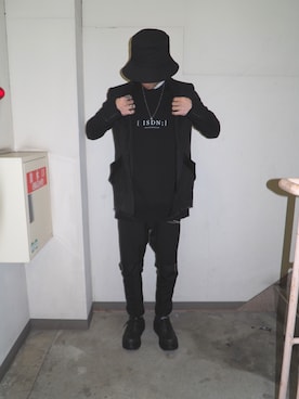「sulvam」｜「アイテム（スウェット）」を使った、ユダイさん（メンズ・173cm）の冬コーディネート