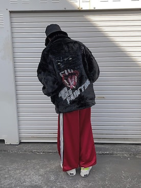 「doublet（ダブレット）のアイテム（その他アウター）」を使った、ユダイさん（メンズ・172cm）の秋コーディネート