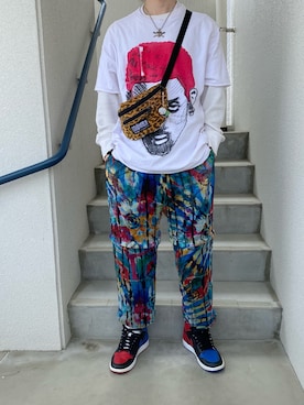 「gilet（ジレ）のアイテム」を使った、ユダイさん（メンズ・172cm）の春コーディネート