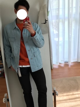 「WEGO（ウィゴー）のアイテム（スウェット）」を使った、ぐっちさん（メンズ・178cm）の春コーディネート