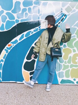 「JAM（ジャム）のアイテム（ジャケット/アウター）」を使った、kyoka🌛さん（レディース・158cm）の冬コーディネート