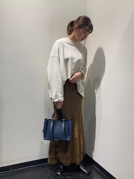 「透かし柄」｜sugawaraさん（レディース・161cm）の春コーディネート