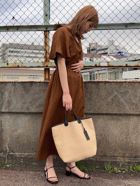 「marco masi（マルコマージ）のアイテム」を使った、sugawaraさん（レディース・161cm）の春コーディネート