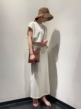 「URBAN RESEARCH（アーバンリサーチ）のアイテム（ハット）」を使った、sugawaraさん（レディース・161cm）の春コーディネート