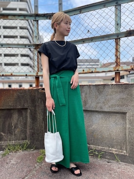 「MOHI（モヒ）のアイテム」を使った、sugawaraさん（レディース・161cm）の春コーディネート