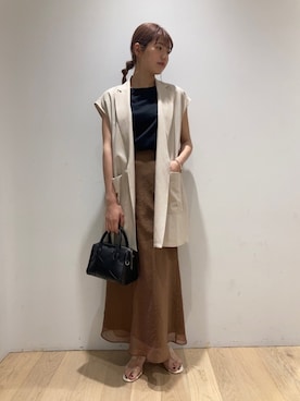「PHILIPPE AUDIBERT（フィリップ オーディベール）のアイテム」を使った、sugawaraさん（レディース・161cm）の夏コーディネート