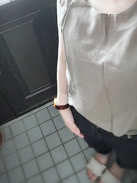 「J-AXIS（ｼﾞｪｲｱｸｼｽ）のアイテム」を使った、Chihiroさん（レディース・162cm）の夏コーディネート