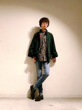 「タッセルローファー」｜「アイテム（その他アウター）」を使った、Tomohiro Yajimaさん（メンズ・173cm）の春コーディネート