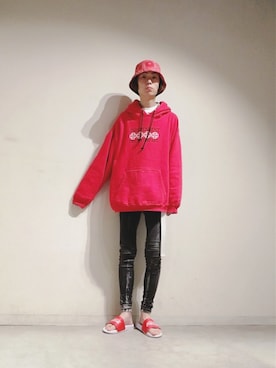 「Dr.Denim Jeansmakersのアイテム（パンツ）」を使った、Tomohiro Yajimaさん（メンズ・173cm）の春コーディネート
