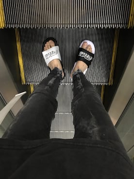 「Dr.Denim Jeansmakersのアイテム（パンツ）」を使った、Tomohiro Yajimaさん（メンズ・173cm）の夏コーディネート
