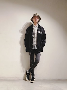 Tomohiro Yajimaさんの（Dr.Denim Jeansmakers）を使ったコーディネート