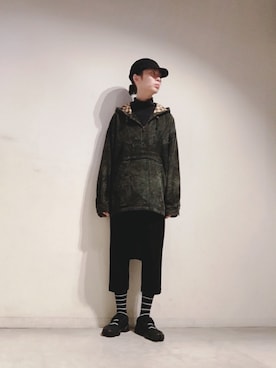 「J.CREW（ジェイクルー）のアイテム（その他アウター）」を使った、Tomohiro Yajimaさん（メンズ・173cm）の秋コーディネート