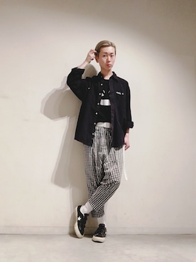 「pokemon」｜Tomohiro Yajimaさん（メンズ・173cm）の春コーディネート