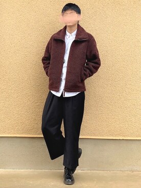 「アイテム（ブルゾン）」を使った、鈴木 裕矢さん（メンズ・170cm・10代）の冬コーディネート