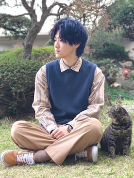 鈴木 裕矢さん（メンズ・171cm）の春コーディネート