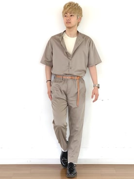 鈴木 裕矢さん（メンズ・171cm）の夏コーディネート