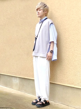 鈴木 裕矢さん(メンズ・171cm)の夏コーディネート