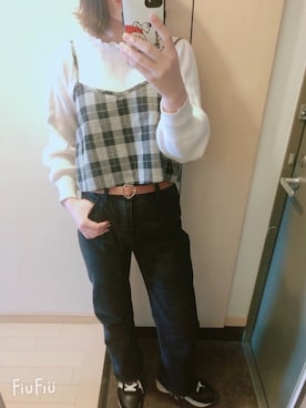 reさん（レディース・163cm）の冬コーディネート