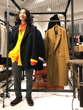 「KICS DOCUMENT.（キクス ドキュメント）のアイテム」を使った、武士俣  淳(GARDEN 渋谷)さん（メンズ・163cm）の秋コーディネート