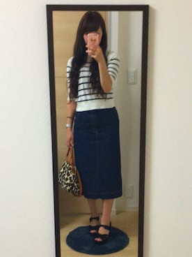 「LOVE BY e.m. （ラブバイイーエム）のアイテム（スマホケース/カバー）」を使った、madpandaさん（レディース・161cm）の夏コーディネート