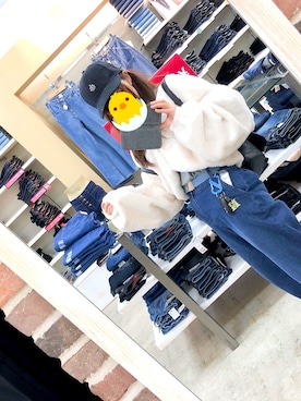 「AS KNOW AS plus（アズノゥアズプラス）のアイテム（その他アウター）」を使った、17さん（レディース・152cm）の冬コーディネート