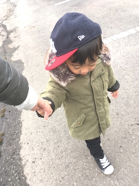 「アイラブCONVERSE」｜airi-nnさん（キッズ・110cm）の秋コーディネート