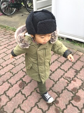 airi-nnさん（キッズ・110cm）の冬コーディネート