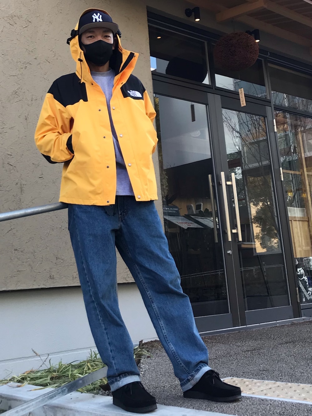 THE NORTH FACEのマウンテンパーカー（イエロー系）を使った人気 