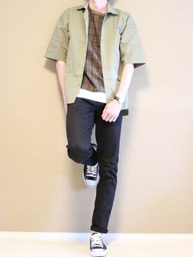 「ウルカロール」｜Tomさん（メンズ・186cm）の夏コーディネート