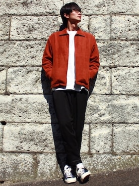 Tomさん（メンズ・186cm）の春コーディネート