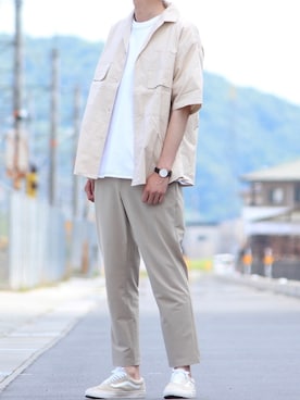 「ダニエルウェリントン」｜「アイテム（その他）」を使った、Tomさん（メンズ・186cm）の春コーディネート