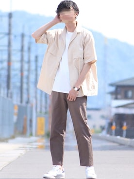 Tomさん（メンズ・186cm）の夏コーディネート