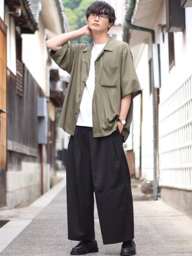 Tomさん（メンズ・186cm）の夏コーディネート