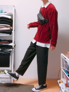 やっちゃん。さん（メンズ・175cm）の春コーディネート