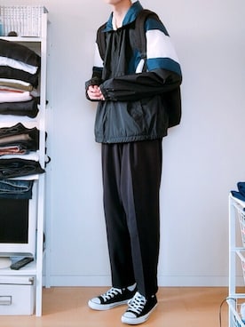 「BROWNY（ブラウニー）のアイテム（バッグ）」を使った、やっちゃん。さん（メンズ・175cm）の春コーディネート