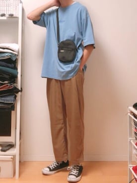 ボディバッグ ウエストポーチを使った 高校生 のメンズ人気ファッションコーディネート Wear